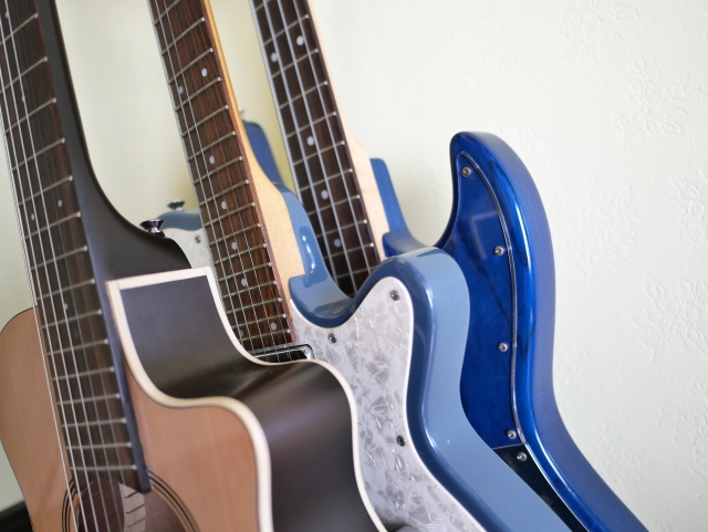 オンラインギターレッスンの楽器の種類は4つ
